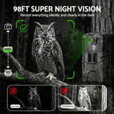 Darrahopens Electronics > Business & Home Security > Security Cameras & Accessories UL-TECH 4K WiFi Trail Camera 48MP 0.2s Trigger Game Camera Camo