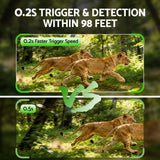 Darrahopens Electronics > Business & Home Security > Security Cameras & Accessories UL-TECH 4K WiFi Trail Camera 48MP 0.2s Trigger Game Camera Camo