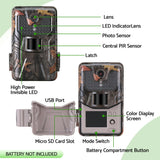 Darrahopens Electronics > Business & Home Security > Security Cameras & Accessories UL-TECH 4K WiFi Trail Camera 48MP 0.2s Trigger Game Camera Camo