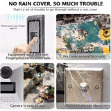 Darrahopens Electronics > Business & Home Security > Security Cameras & Accessories Waterproof Metal Cover For Video Camera, Doorbell, Door Lock, Access Door Knob, Protects Device From Sun And Raindrops,