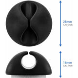 Darrahopens Electronics > Computer Accessories > Cable Management 10X Cable Clips Cable Holder Cable Management Cable Fixing Cable Organizer For Cables Up To 8Mm Cable Clips Cable
