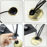 Darrahopens Electronics > Computer Accessories > Cable Management Desk Cable Hole Cover - Wireless Computer Cable Box - Cable Hole Cover - Furniture Accessories Round Cable Hole Cover - Decorative Ring