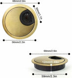 Darrahopens Electronics > Computer Accessories > Cable Management Desk Cable Hole Cover - Wireless Computer Cable Box - Cable Hole Cover - Furniture Accessories Round Cable Hole Cover - Decorative Ring