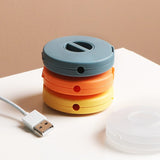 Darrahopens Electronics > Computer Accessories > Cable Management USB Cable Organizer Holder Set of 4 Retractable Compact Versatile