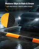 Darrahopens Electronics > Computer Accessories > Cable Management VEVOR 1000MM Rubber Speed Bump, 2 Pack, 2 Channel Heavy Duty Traffic Speed Hump, 9,979 kg/Axle Load Capacity, Cable Protector Ramp with Expansion Screws, for Asphalt Concrete Gravel Driveway and Road