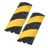 Darrahopens Electronics > Computer Accessories > Cable Management VEVOR 1000MM Rubber Speed Bump, 2 Pack, 2 Channel Heavy Duty Traffic Speed Hump, 9,979 kg/Axle Load Capacity, Cable Protector Ramp with Expansion Screws, for Asphalt Concrete Gravel Driveway and Road