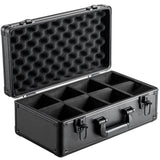 Darrahopens Electronics > Computer Accessories > Cable Management VEVOR Graded Card Storage Box, 4 Slots, Graded Sports Cards Holder Carrying Case with Key Lock Foam Dividers, for 108 PSA Graded Cards 76 BGS Cards 84 SGC Cards 388 Top Loaders or 999+ Loose Cards