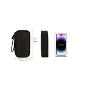 Darrahopens Electronics > Computer Accessories > Cable Management Waterproof Electronic Storage Bag – Multi-Layer Organizer with Multiple Zippers for Cables, Hard Drives & Headphones.(2Pcs) In Australia - Darrahopens
