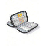 Darrahopens Electronics > Computer Accessories > Cable Management Waterproof Electronic Storage Bag – Multi-Layer Organizer with Multiple Zippers for Cables, Hard Drives & Headphones.(2Pcs) In Australia - Darrahopens