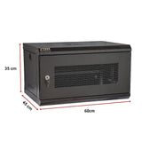 Darrahopens Electronics > Computer Accessories > Cases & Skins 19" 6U Wall Mount Network DVR NVR Data Cabinet Enclosure