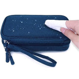 Darrahopens Electronics > Computer Accessories > Cases & Skins 2  Pcs Power Bank Data Cable Storage Bag, Travel Portable Power Bank, Mobile Phone Hard Drive Box, Protective Case, Handbag (Dark Blue) In Australia - Darrahopens
