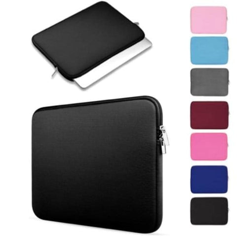 Darrahopens Electronics > Computer Accessories > Cases & Skins Computer case for 13 & 15 inches, fits MacBook Pro and Air. Black - 15.6 inches