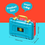 Darrahopens Electronics > Computer Accessories > Cases & Skins DEVASO Carrying Case for Nintendo Switch OLED Case, Professional Safe Hard-Red & Blue