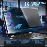 Darrahopens Electronics > Computer Accessories > Cases & Skins Easy On/Off Magnetic 360° Privacy Screen Filter, Compatible with Macbook Air 13.6/13 Inch (2022-2025, M2, M3, M4), Anti-Glare Laptop Privacy Screen Protector with Camera Cover - UV Blocking 90%-M odel A26 81, A3113, A3240