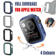 Darrahopens Electronics > Computer Accessories > Cases & Skins For Apple Watch iWatch Series SE 6 5 4 3 2 1 Case Full Glass Cover 38mm - Black