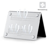 Darrahopens Electronics > Computer Accessories > Cases & Skins MacBook Air 13.6 Inch M2 A2681 2022 Case Ultra Thin Hard Shell Protective Cover Compatible with MacBook Air Crystal Clear