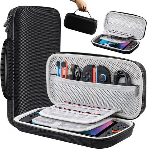 Darrahopens Electronics > Computer Accessories > Cases & Skins Storage Box - Travel Bag - Game Console Storage Box - Protective Portable Hard Case - Black