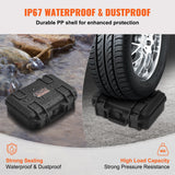 Darrahopens Electronics > Computer Accessories > Cases & Skins VEVOR Hard Pistol Cases with Pre-cut PU Foam, Waterproof & Dustproof Hard Gun Case for 1 Pistol, 12.59×9.01×4.4 in Lockable Pistol Case, Black