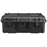 Darrahopens Electronics > Computer Accessories > Cases & Skins VEVOR Weatherproof Hard Case, Heavy Duty Protective Dry Box Case with Pre-cut Foam, and Retractable Pull Handles for Travel, Hunting, Military, Tactical, IP67 Waterproof Case for Cameras (56.1x37x26)