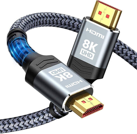 Darrahopens Electronics > Computer Accessories > Computer Cables & Adapters 1m Ultra-High-Speed HDMI Braided Cable 4K 120Hz / 8K 60Hz