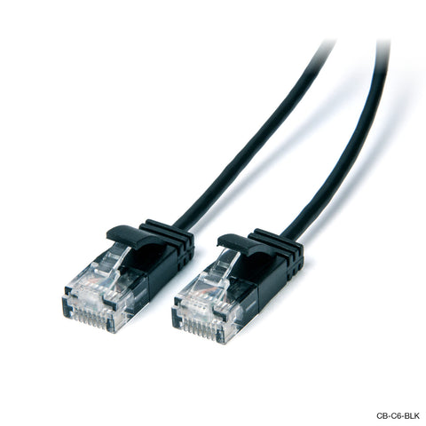 Darrahopens Electronics > Computer Accessories > Computer Cables & Adapters 1m Ultra Slim Cat6 Network Cable Black