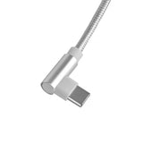 Darrahopens Electronics > Computer Accessories > Computer Cables & Adapters 1M USB A to USB C Right Angle 90 Degree L Shape Fast Charging Cable