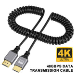 Darrahopens Electronics > Computer Accessories > Computer Cables & Adapters 4K 60Hz HDMI/MICRO HDMI Cable High-Speed Retractable Universal