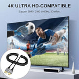Darrahopens Electronics > Computer Accessories > Computer Cables & Adapters 4K 60Hz HDMI/MICRO HDMI Cable High-Speed Retractable Universal