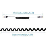 Darrahopens Electronics > Computer Accessories > Computer Cables & Adapters 4K 60Hz HDMI/MICRO HDMI Cable High-Speed Retractable Universal