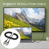Darrahopens Electronics > Computer Accessories > Computer Cables & Adapters 4K 60Hz HDMI/MICRO HDMI Cable High-Speed Retractable Universal