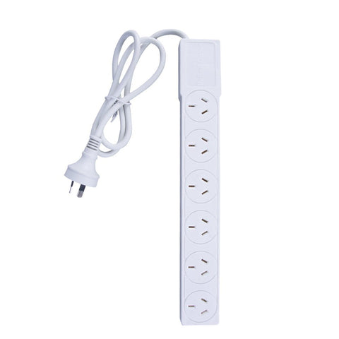 Darrahopens Electronics > Computer Accessories > Computer Cables & Adapters 6 Outlet Power Board With Overload Protection 1M Lead Cable