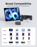 Darrahopens Electronics > Computer Accessories > Computer Cables & Adapters Aukey Comet 100W PD Fast Wall Charger GaN USB-C with 100W 1.8m USB-C to C Cable (PA-C5)