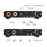 Darrahopens Electronics > Computer Accessories > Computer Cables & Adapters AY107 Digital to Analog Converter Optical Fiber Analog Audio Decoder USB Sound Card Digital Audio Converter