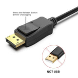 Darrahopens Electronics > Computer Accessories > Computer Cables & Adapters BENFEI 000279BK DP to DP Male to Male Cable 0.9M