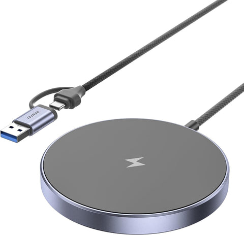 Darrahopens Electronics > Computer Accessories > Computer Cables & Adapters BENFEI 000401GY Magnetic Wireless Charger 15W Compatible with MagSafe Charger