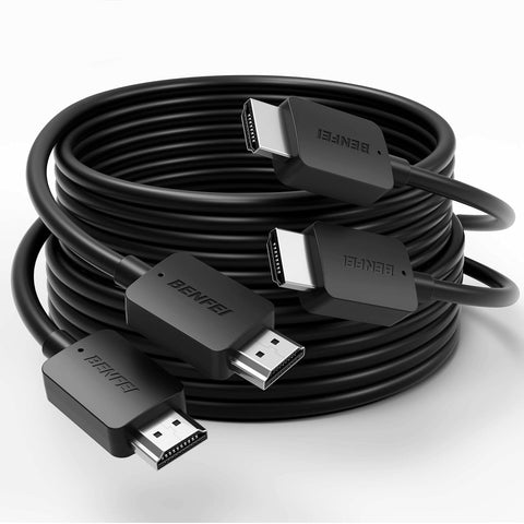 Darrahopens Electronics > Computer Accessories > Computer Cables & Adapters BENFEI 000415BK-2P 8K@ 60Hz V2.1 HDMI to HDMI Cable 1.8M , 2 Pack