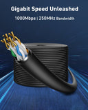Darrahopens Electronics > Computer Accessories > Computer Cables & Adapters BENFEI 000701BK-305M CAT6 UTP 1000Mbps Waterproof Ethernet Cable 1000FT for Outdoor 305M (Unshielded)