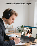 Darrahopens Electronics > Computer Accessories > Computer Cables & Adapters BENFEI 421GY 10M 3.5mm Male to Female AUX Extension Cable, TRRS 4-Pole Stereo Audio Jack Cord for Headphones, Microphone, Smartphones, PC, Laptop, Speakers