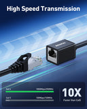 Darrahopens Electronics > Computer Accessories > Computer Cables & Adapters BENFEI 435BK-1M RJ45 Extension Male/Female Patch cords Cat6 1000Mbps 1M
