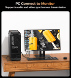 Darrahopens Electronics > Computer Accessories > Computer Cables & Adapters Choetech HV-001 HDMI to VGA 1.8m