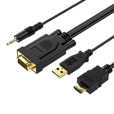 Darrahopens Electronics > Computer Accessories > Computer Cables & Adapters Choetech HV-001 HDMI to VGA 1.8m