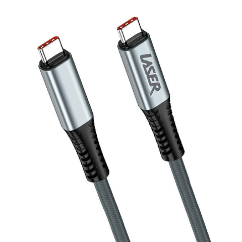 Darrahopens Electronics > Computer Accessories > Computer Cables & Adapters Laser 240W USB-C to USB-C Braided Cable 1M
