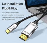 Darrahopens Electronics > Computer Accessories > Computer Cables & Adapters OXHORN CB-CH-402 USB C to HDMI 2.0 Cable 2m
