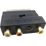 Darrahopens Electronics > Computer Accessories > Computer Cables & Adapters Rgb Scart 21 Pin Male To 3 Rca Av Female Converter + Video Adapter (Black)