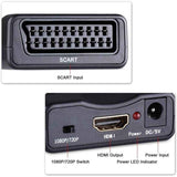 Darrahopens Electronics > Computer Accessories > Computer Cables & Adapters Scart to HDMI Adapter 1080P Converter Compatible with NTSC PAL Sky HD Blu Ray PS3 TV VCR VHS