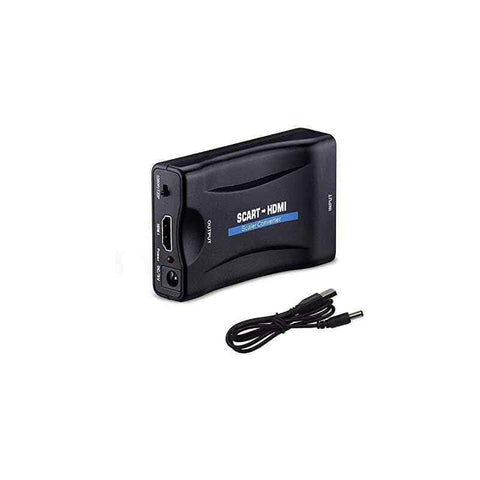 Darrahopens Electronics > Computer Accessories > Computer Cables & Adapters Scart to HDMI Adapter 1080P Converter Compatible with NTSC PAL Sky HD Blu Ray PS3 TV VCR VHS
