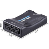 Darrahopens Electronics > Computer Accessories > Computer Cables & Adapters Scart to HDMI Adapter 1080P Converter Compatible with NTSC PAL Sky HD Blu Ray PS3 TV VCR VHS