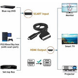 Darrahopens Electronics > Computer Accessories > Computer Cables & Adapters SCART to HDMI Converter Adapter 1080P All-in-One