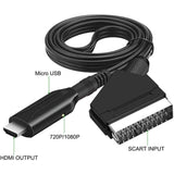 Darrahopens Electronics > Computer Accessories > Computer Cables & Adapters SCART to HDMI Converter Adapter 1080P All-in-One