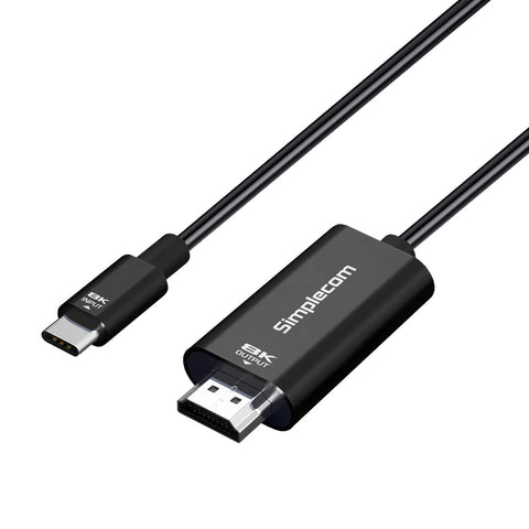 Darrahopens Electronics > Computer Accessories > Computer Cables & Adapters Simplecom DA324 USB-C to HDMI 2.1 Cable 2M HDCP 8K@60Hz